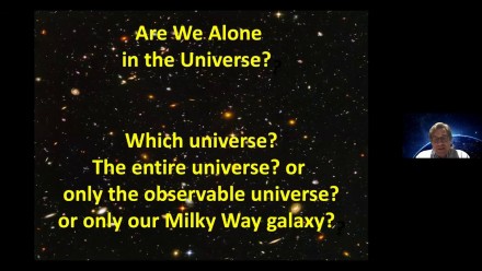 A/Prof. Charley Lineweaver: Are We Alone in the Universe?
